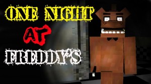 Create meme: photo fnaf 1 minecraft, minecraft Freddy, five nights at Freddy's map for minecraft 1.7.10