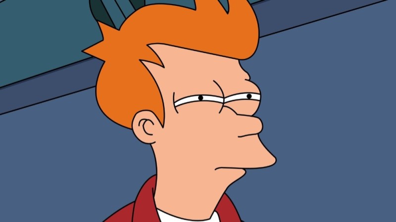 Create meme: meme fry , futurama fry is suspicious, Philip Fry squints