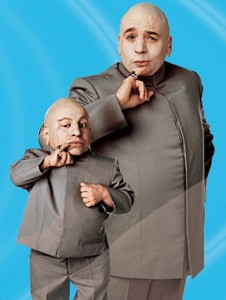 Create meme: Mini-Me, Dr. Evil, Dr. evil and min