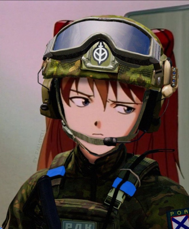 Create meme: military anime, anime russian, Stalker Freedom anime