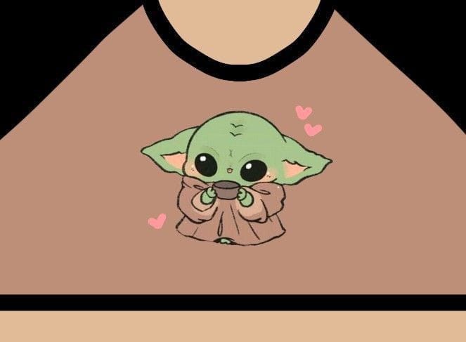 Create meme: Yoda is cute, cute drawings anime, cute drawings easy