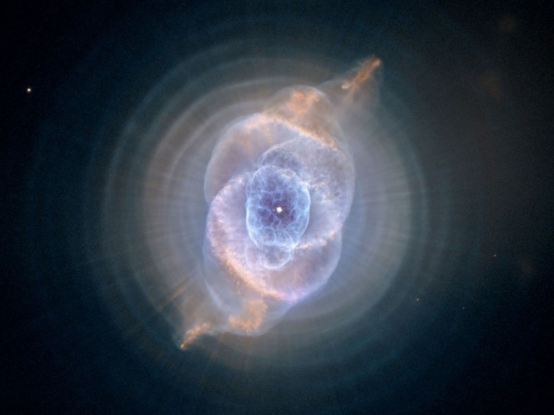 Create meme: cat's eye nebula, nebula snail, planetary nebula