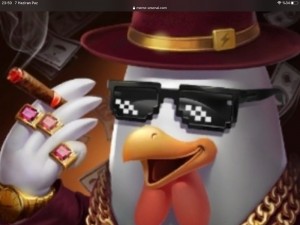 Create meme: storks cartoon frame, penguin with glasses meme, techies icon