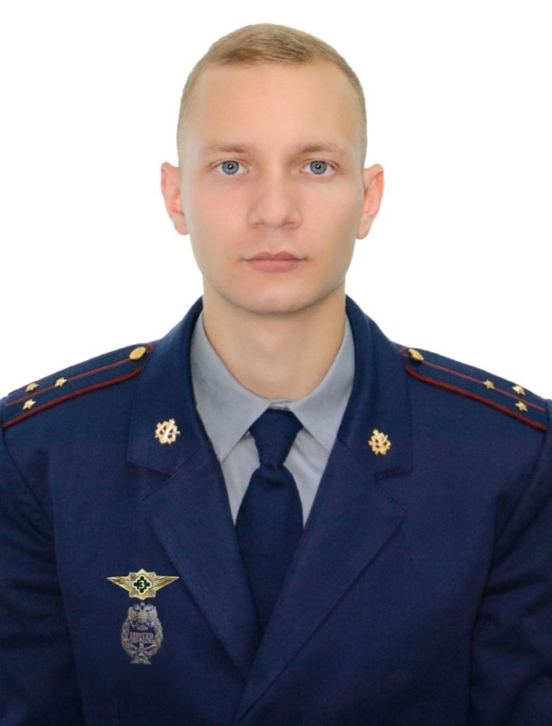Create meme: Lieutenant of the Internal Service, fsin form, Grachev Evgeny Valeryevich district police officer