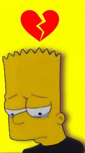 Create meme: Bart Simpson crying, Bart Simpson sad, Bart Simpson