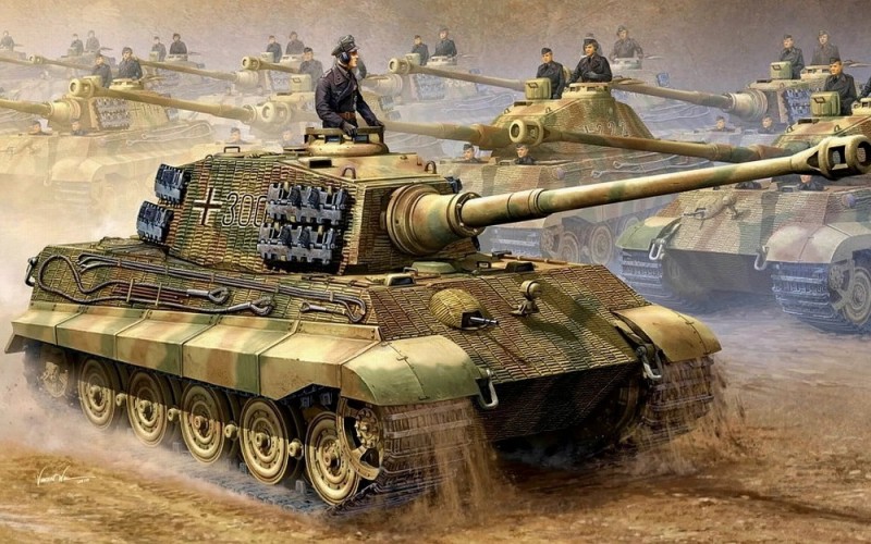 Создать мем: танк тигр 2, немецкий танк королевский тигр, танк пантера