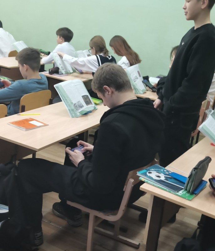 Create meme: student , students, in school