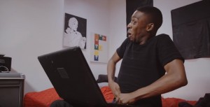 Create meme: Negro with a laptop, meme the Negro with a laptop, the Negro with laptop MEM