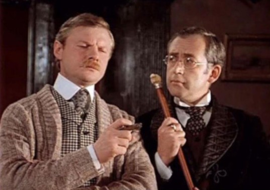 Создать мем: шерлок холмс и доктор ватсон сериал, шерлок холмс и доктор ватсон 1979 1986, приключения шерлока холмса