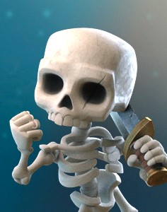 Создать мем: армия скелетов clash royale, стенобой скелет клеш рояль, clash royale скелеты