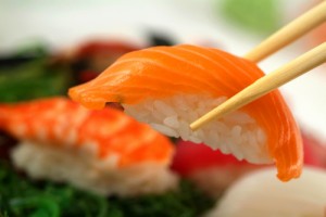 Create meme: Japanese, sashimi, discount on all menu