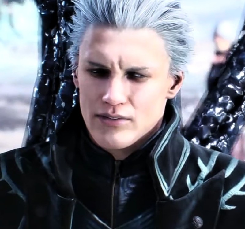 Create meme: Virgil LCA, Virgil's face, Vergil dmc 5