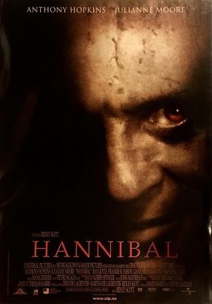 Create meme: hannibal , Hannibal Lecter , hannibal 2001 poster