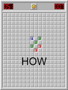 Create meme: sapper, minesweeper game