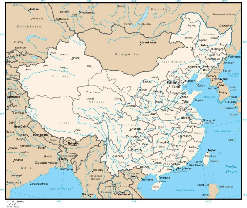 Create meme: map of china, physical map of China, Changnan on the map of China
