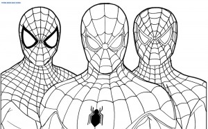 Создать мем: раскраска человек паук вдали от дома, человек паук контурный рисунок, раскраска человек паук тома холланда