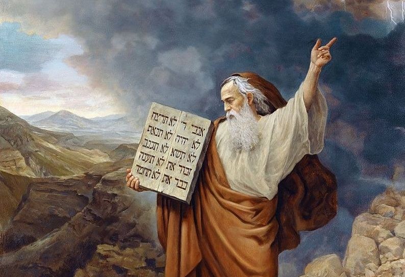 Создать мем: моисей, иудейский пророк моисей, моисей и скрижали