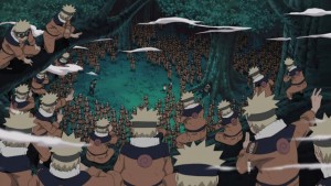 Create meme: naruto season 1, kage bunshin, naruto shadow clones