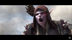 Create meme: blizzcon 2017, for the Horde, world of warcraft battle for azeroth Sylvanas