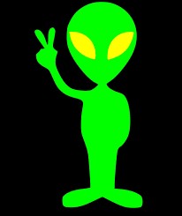 Create meme: green alien, aliens, aliens