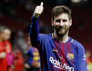 Create meme: Messi is the heart, Messi joyful, leonel messi 2018 9