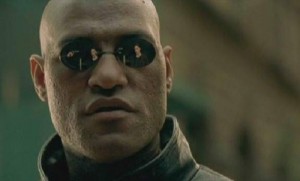 Create meme: neo meme, Morpheus, Morpheus smiles