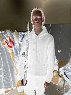 Create meme: people , male , milk-colored men's hoodies