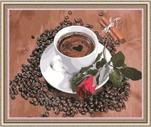 Create meme: coffee roses