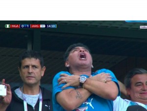 Create meme: messi, diego maradona, Maradona Argentina world Cup 2018 Nigeria