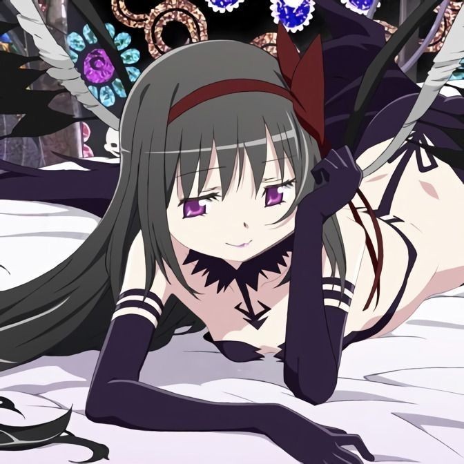 Create meme: homura, homura, anime characters