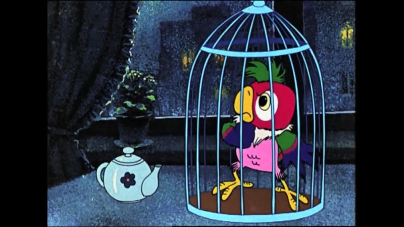 Создать мем: возвращение блудного попугая мультсериал, попугай кеша мультфильм в клетке, возвращение блудного попугая мультфильм