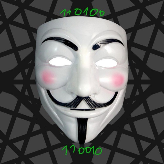 Создать мем: маска вендетта, гай фокс анонимус, маска анонимуса