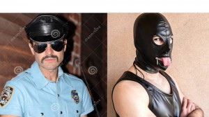 Создать мем: маска для ролевых игр мужская, усатый мужик в кожаной куртке, cop police очки