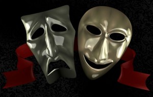 Создать мем: театральные маски арт, театральные маски