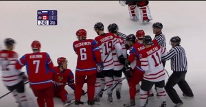 Create meme: Russian hockey, team Canada
