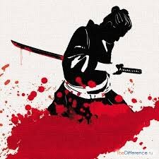 Создать мем: путь самурая, самурай черный, японский воин самурай