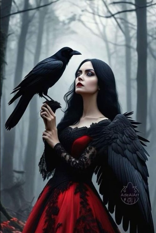Create meme: Gothic beauty, Goth vampires, a beautiful woman