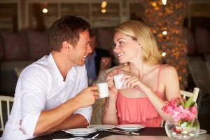 Create meme: date in a restaurant, dinner for two, couple in restaurant