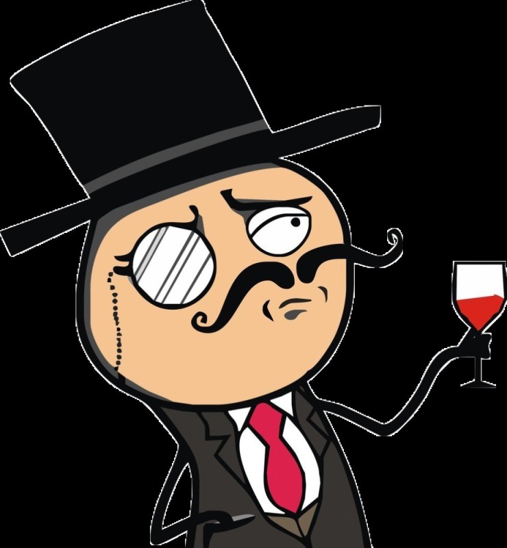 Create meme: public, meme aristocrat, meme with a monocle