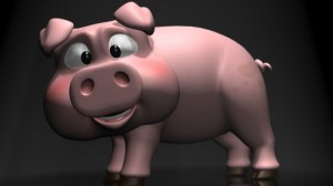 Create meme: Little piggy