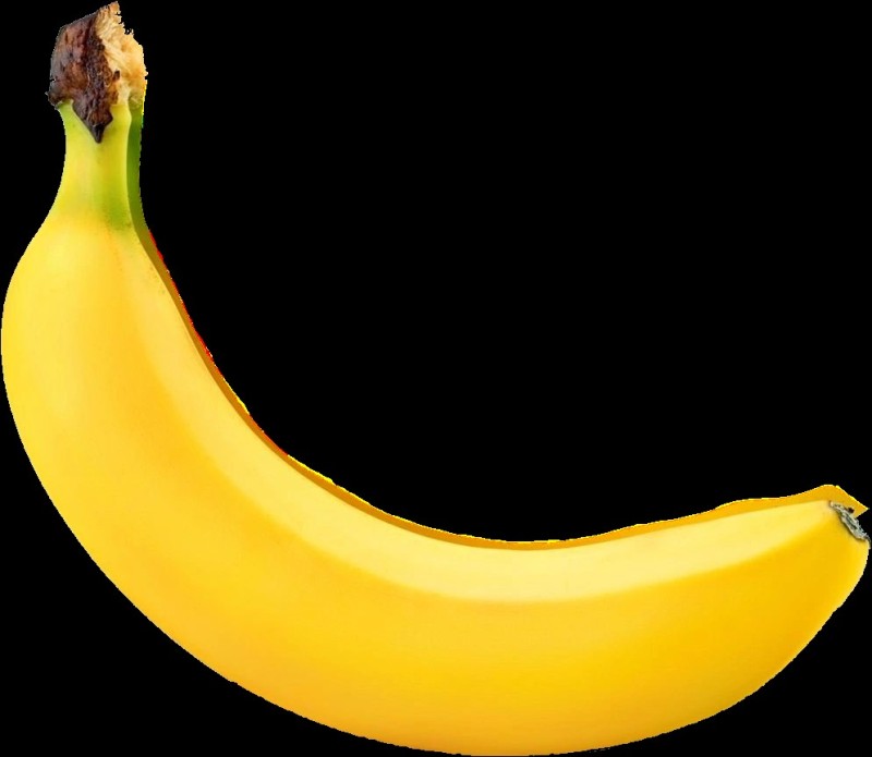 Create meme: ripe banana, banana , banana on white background