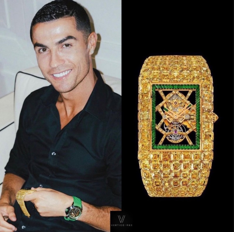 Создать мем: машина роналдо, роналдо, franck muller часы cr7