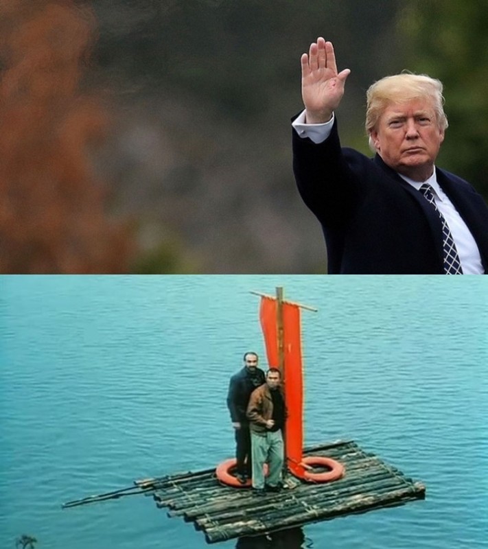Create meme: Donald trump , trump waves, donald trump waves