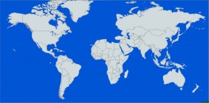 Create meme: world map