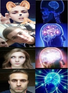 Create meme: expanding brain, photo brain meme, brain meme