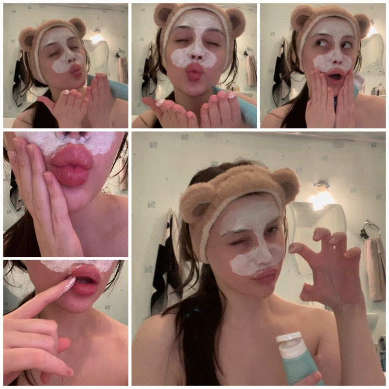 Create meme: face mask, makeup , people 