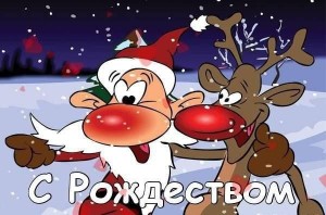 Создать мем: фото любимого оленя санты, поздравление с рождеством, с наступающим новым годом