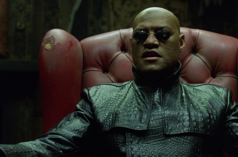 Create meme: Morpheus from the matrix, matrix: reboot, Morpheus 