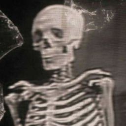 Создать мем: человек, скелет тумблер, skeleton