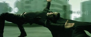 Create meme: matrix dodges bullets, matrix neo dodges bullets, matrix